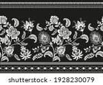 black and white ornamental... | Shutterstock .eps vector #1928230079