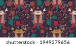 vintage seamless floral pattern.... | Shutterstock .eps vector #1949279656