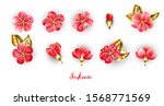 set of realistic  jewelry ... | Shutterstock .eps vector #1568771569