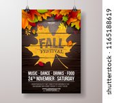 Autumn Party Flyer Illustration ...