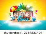 summer time holiday... | Shutterstock .eps vector #2169831409
