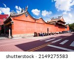 Small photo of Tainan, Taiwan- July 10, 2012: State Temple of the Martial God, also called Tainan Sacrificial Rites Martial Temple or Grand Guandi Temple, is a temple located in West Central District, Tainan, Taiwan