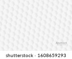  abstract white paper. vector... | Shutterstock .eps vector #1608659293