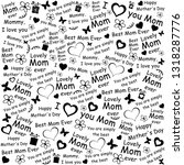 happy mother's day   i love you ... | Shutterstock .eps vector #1318287776
