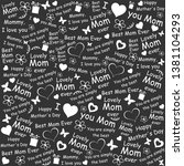 happy mother's day   i love you ... | Shutterstock .eps vector #1381104293