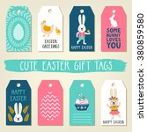 Easter Gift Tags With Cute...