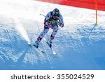 Small photo of Val Gardena, Italy 19 December 2015. Reichelt Hannes (Aut) competing in the Audi Fis Alpine Skiing World Cup Men's Downhill Race on the Saslong Course in the dolomite mountain range.