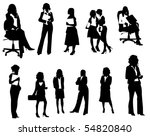 business women | Shutterstock .eps vector #54820840