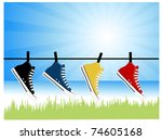 sneakers | Shutterstock .eps vector #74605168