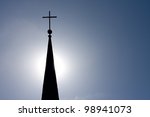 Church Steeple Silhouette