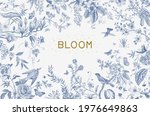 greeting card. bloom.... | Shutterstock .eps vector #1976649863