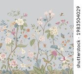 mural. bloom. chinoiserie... | Shutterstock .eps vector #1983504029