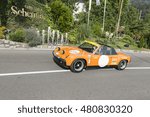 Small photo of Shena, Italy - July 08, 2016: VW Porsche 914-6 on the Shena road towards Shena village
