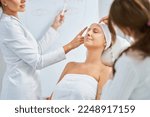 A scene of cosmetology training in a beauty salon