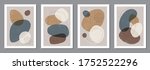 set of minimal posters with... | Shutterstock .eps vector #1752522296