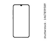 smartphone mockup with blank... | Shutterstock .eps vector #1467859589