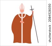 roman catholic church bishop... | Shutterstock .eps vector #2084528350