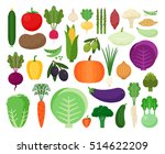colorful collection of cute... | Shutterstock .eps vector #514622209