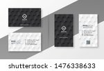 black and white business card... | Shutterstock .eps vector #1476338633