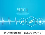 blue healthcare and medical... | Shutterstock .eps vector #1660949743