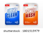 detergent cleaner disinfectant... | Shutterstock .eps vector #1801515979