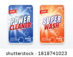 power cleaner disinfectant wash ... | Shutterstock .eps vector #1818741023