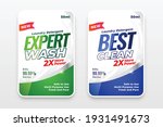 expert wash detergent labels... | Shutterstock .eps vector #1931491673