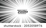 abstract comic zoom speed... | Shutterstock .eps vector #2052058976