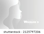 minimalist womens day card with ... | Shutterstock .eps vector #2125797206