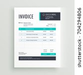Invoice Vector Template Design...