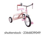 Child's retro tricycle isolated ...