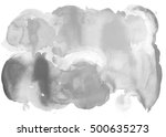 black and white watercolor... | Shutterstock . vector #500635273