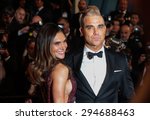 Robbie Williams And Ayda Field...