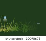 forest and grass at night | Shutterstock .eps vector #10090675