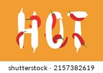 red chili pepper twining the... | Shutterstock .eps vector #2157382619