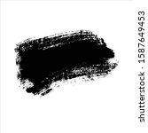 vector black ink abstract... | Shutterstock .eps vector #1587649453