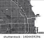 Minimalistic Chicago City Map...
