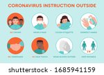 set icons infographic of... | Shutterstock .eps vector #1685941159