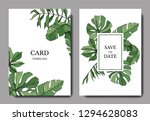 green leaf plant botanical... | Shutterstock . vector #1294628083