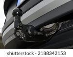 Small photo of Trailer towing hitch on a passenger car