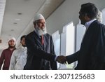 Small photo of KUALA LUMPUR, MALAYSIA - MAY 22, 2023: Indian Islamic preacher Dr Zakir Naik arrives at Kuala Lumpur Court. He is also the founder and president of the Islamic Research Foundation.