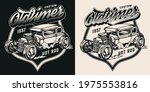 american custom car vintage... | Shutterstock .eps vector #1975553816