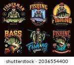 Fishing Colorful Designs In...