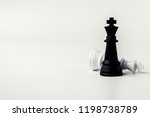 black and white king chess... | Shutterstock . vector #1198738789