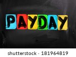payday concept | Shutterstock . vector #181964819