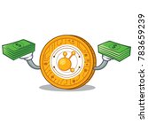 with money bitconnect coin... | Shutterstock .eps vector #783659239