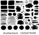 paint brush strokes and black... | Shutterstock .eps vector #1322674430
