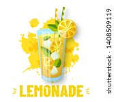 lemonade   vector illustration. ... | Shutterstock .eps vector #1408509119