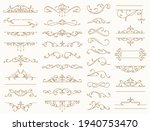 vintage border ornaments. set... | Shutterstock .eps vector #1940753470
