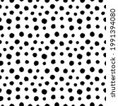 spotted seamless pattern. white ... | Shutterstock .eps vector #1991394080